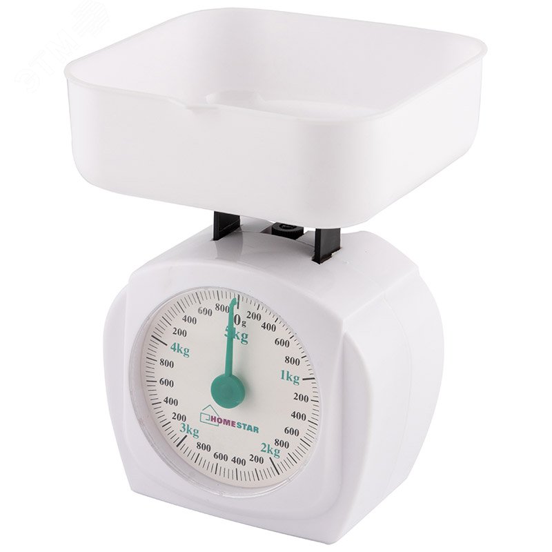 Весы кухонные механические HS-3005М до 5 кг, цвет белый
