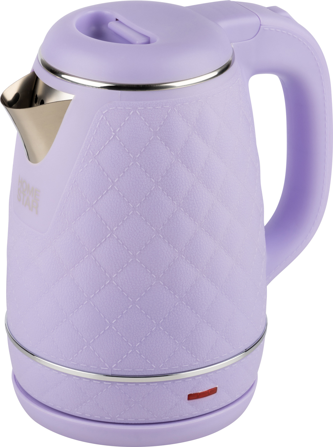 Чайник электрический HS-на 1007 на 1,7 л, цвет лиловый, двойной корпус
