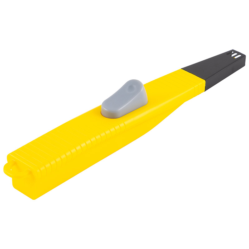 Пьезозажигалка HS-1206 цвет желтый