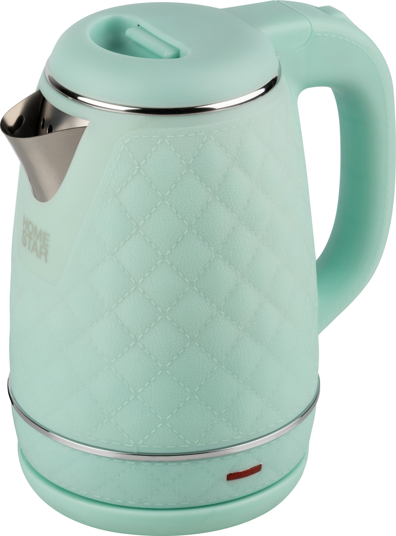 Чайник электрический HS-на 1007 на 1,7 л, цвет зеленый, двойной корпус