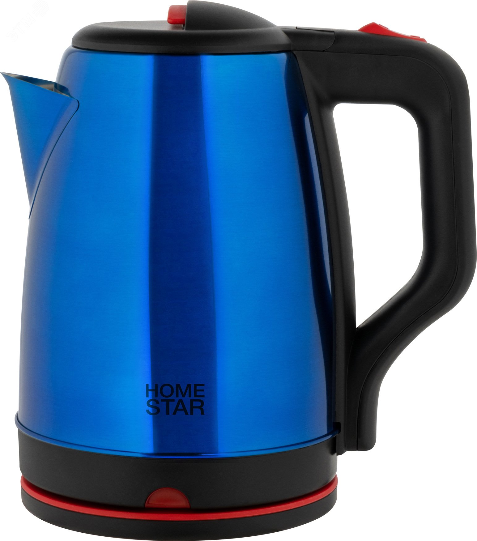 Чайник электрический стальной HS-1003 на 1,8 л, цвет синий