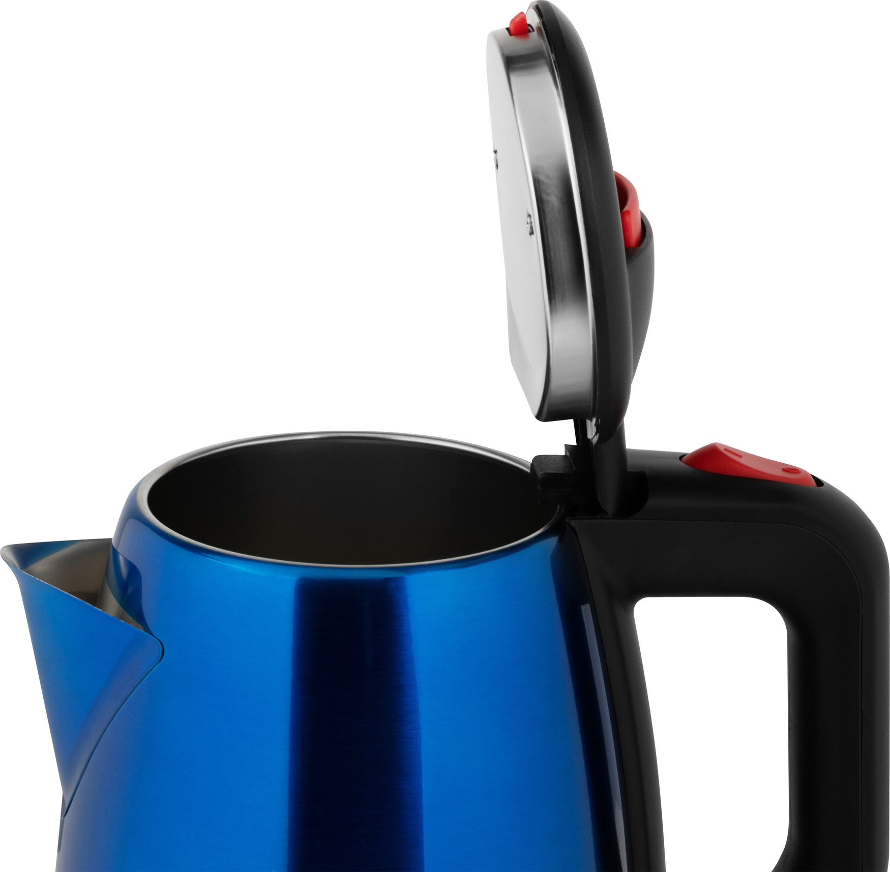 Чайник электрический стальной HS-1003 на 1,8 л, цвет синий