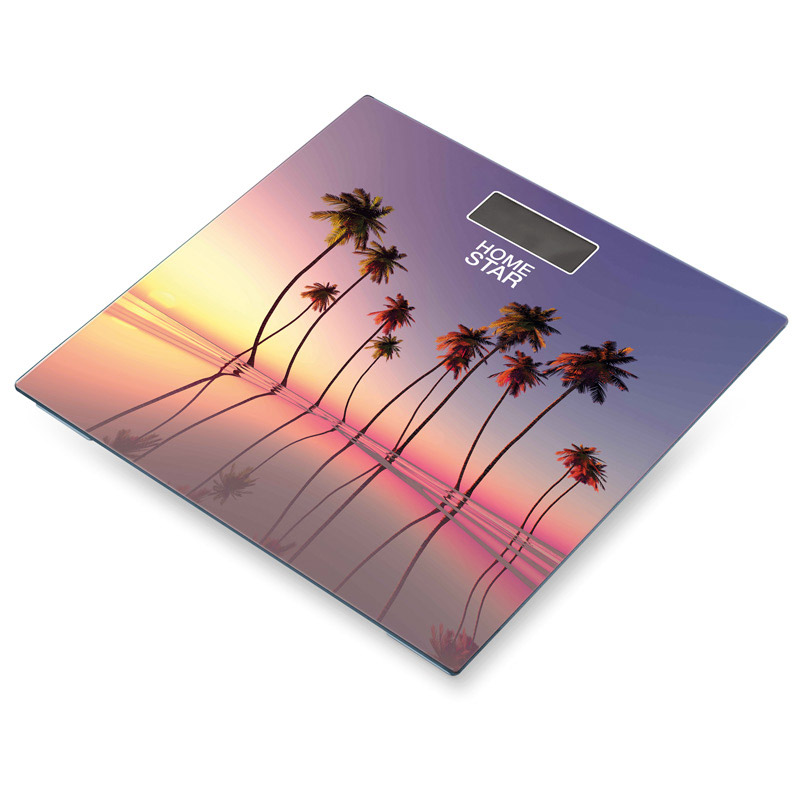 Весы напольные электронные HS-6001S стеклянная поверхность, до 180 кг