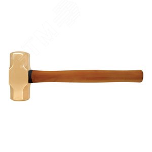Кувалда тупоносая 2 кг AlCu рукоятка дерево искробезопасная