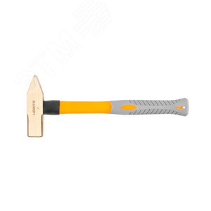 Молоток слесарный 0.5 квадратный боек сплав AlCu искробезопасный с фиберглассовой рукояткой HORTZ