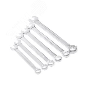 Набор ключей гаечных комбинированных 6 шт. (22-36) хром HORTZ