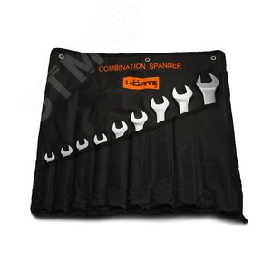 Набор ключей гаечных комбинированных 9шт. (8-24) хромирование HORTZ