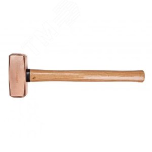Кувалда 5 кг медная с деревянной ручкой HORTZ