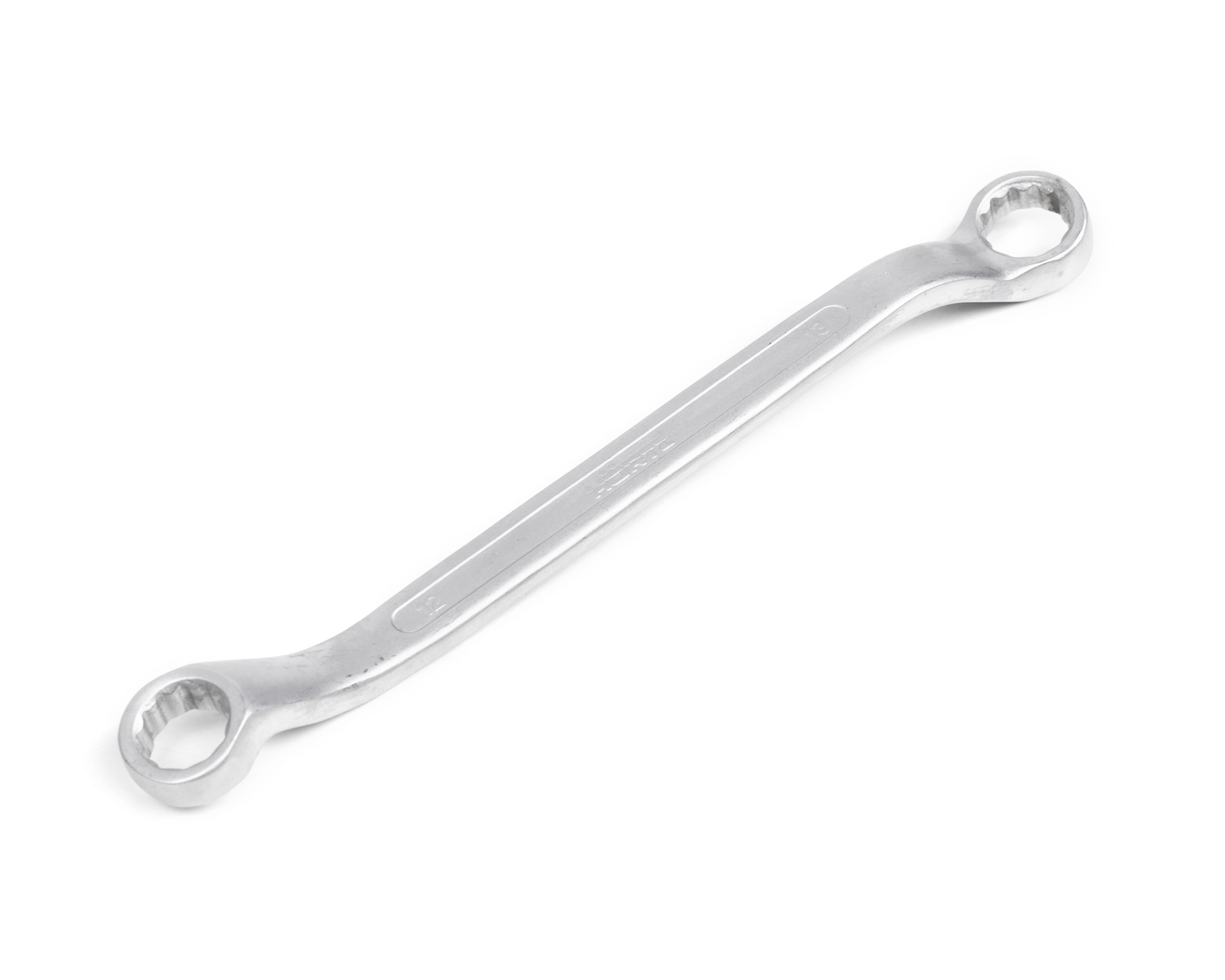 Ключ накидной двусторонний 12х13 мм сатин финиш HORTZ