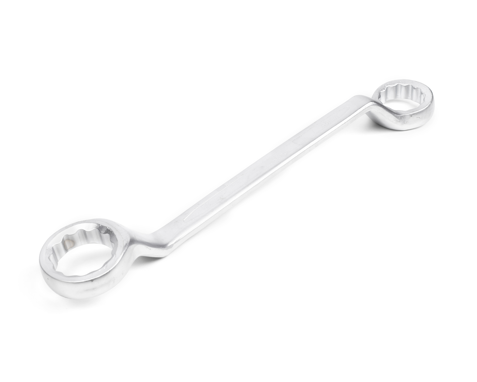 Ключ накидной двусторонний 46х50 мм хромирование HORTZ