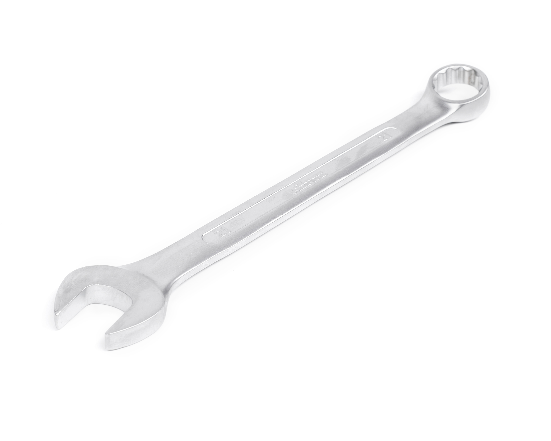 Ключ гаечный комбинированный 21х21 мм сатин финиш HORTZ