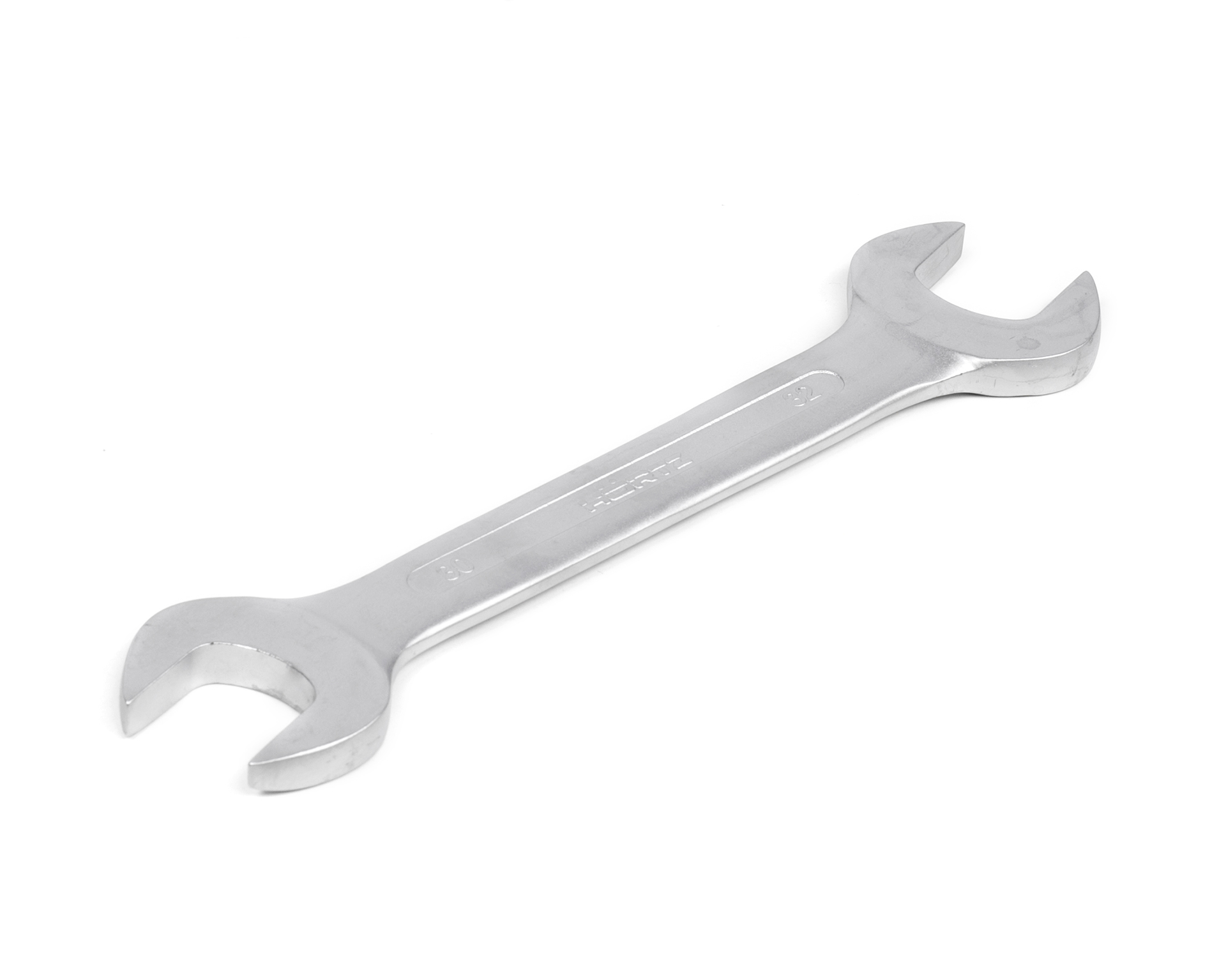 Ключ гаечный рожковый двусторонний 30х32 хромирование HORTZ (7811-0042)