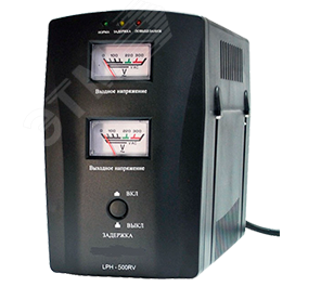 Стабилизатор напряжения AVR 500VA пластиковый     корпус