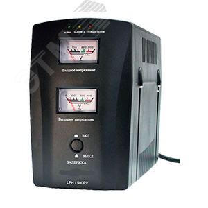 Стабилизатор напряжения AVR 500VA пластиковый     корпус