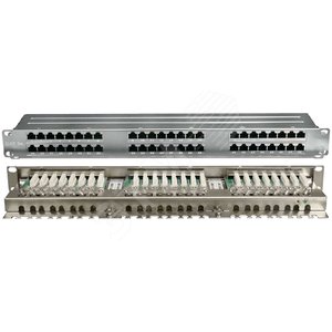 Патч-панель -110D высокой плотности 19дюйм 1U 48 портов RJ-45