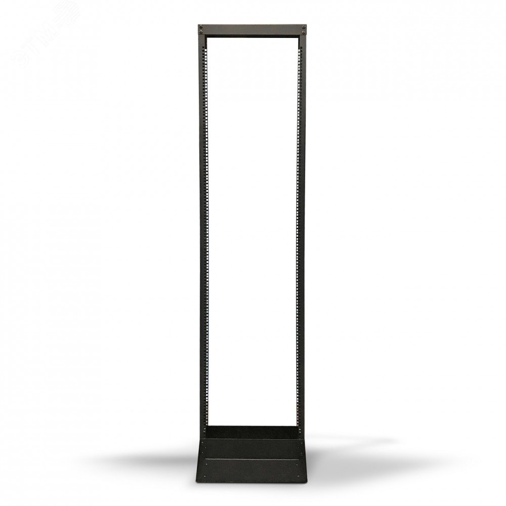 Стойка открытая 19 37U однорамная цвет черный