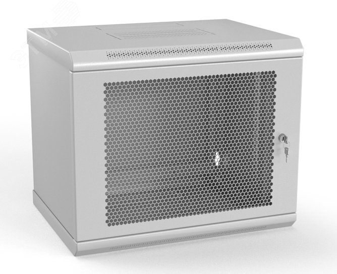 Шкаф настенный 19-дюймовый (19'') 6U367x600х600мм стал дв