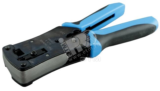 Инструмент обжимной для RJ-45/ RJ-12 профессиональный