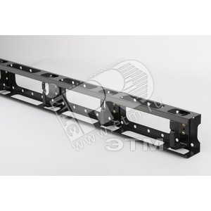 Организатор кабельный металлический вертикальный с крышкой 42U для шкафов TTC/TSC шириной 800 черный