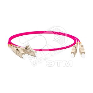 Патч-корд волоконно-оптический (шнур) мм 50/125(OM4) LC-LC duplex 10G/40 LSZH (10м)