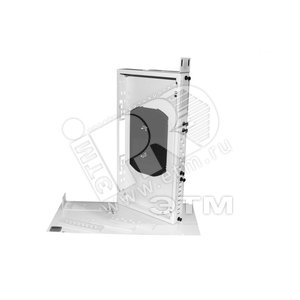 Бокс оптический универсальный 19 от 8 до 24 портов (SC/ duplex LC/ ST/ FC) со сплайс пластиной без пигтейлов и проходных адаптеров 1U серый