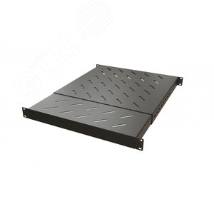 Полка c 19'' креплением. раздвижная. 1U. с регулируемой глубиной установки от 405 мм до 700 мм нагрузка до 180 кг. для установки в шкафы глубиной 600-