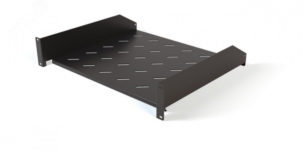 Полка угловая с перфорацией 19д2Uширина 440 мм гл.500 мм