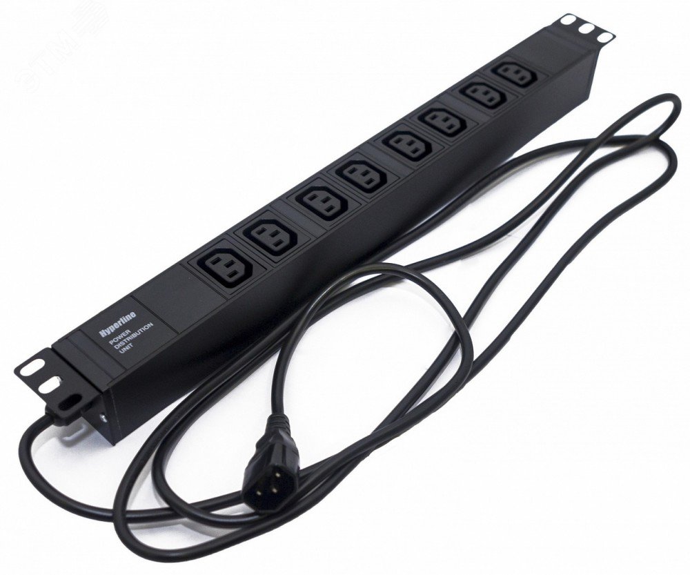 Блок розеток для 19д шкафов горизонтальный 8хIEC 320 C1310A