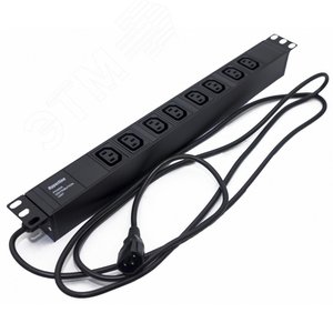 Блок розеток для 19д шкафов горизонтальный 8хIEC 320 C1310A