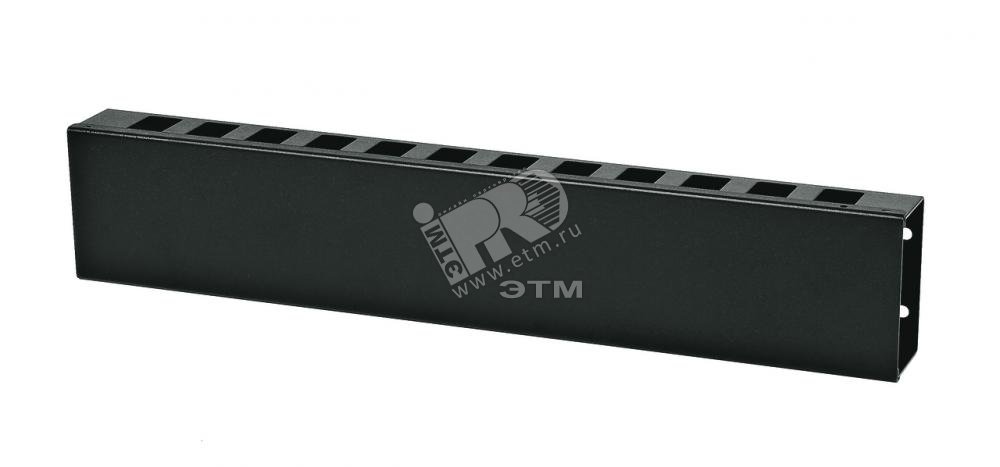 Кабельный организатор с металлическими кольцами и крышкой 19 2U