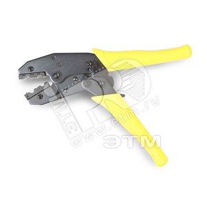 Инструмент обжимной с храповым механизмом без губок