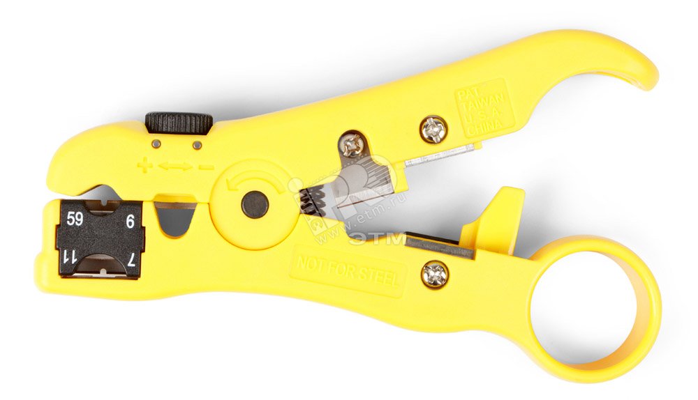 Инструмент универсальный HT-352 для зачистки витой пары (UTP/STP) телефонного/коаксиального/плоского кабеля категория 5