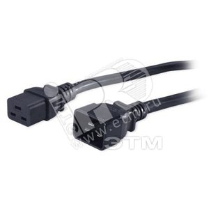 Кабель питания PWC-IEC19-IEC20-3.0-BK IEC 320 C19-IEC 320 C20 (3x1.5) 16A 3