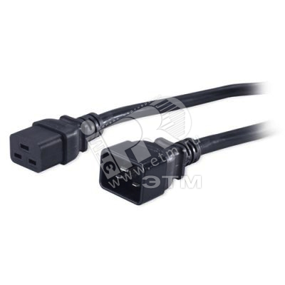 Кабель питания IEC 320 C19 - IEC 320 C20 3x1.5 16A прямая вилка 1.8 м