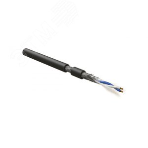 Кабель RS-SF-1x2x22/7-PVC-BK (500 м) интерфейса RS-485 1х2х0.22 мм2