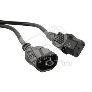 Кабель питания PWC-IEC13-IEC14-3.0-BK