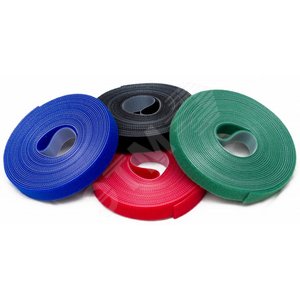 Лента (липучка) в рулоне. ширина 25 мм. длина 5 м. черная