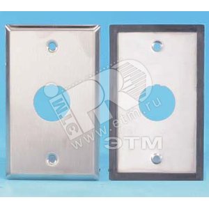 Панель лицевая для 1-го промышленного модуля IP67 нержавеющая сталь