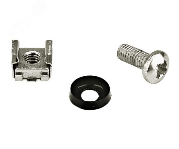 Комплект винт M6. квадратная гайка. шайба (16 мм) (50 шт.)