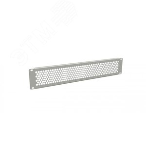 Фальш-панель перфорированная на 2U. цвет серый (RAL 7035)