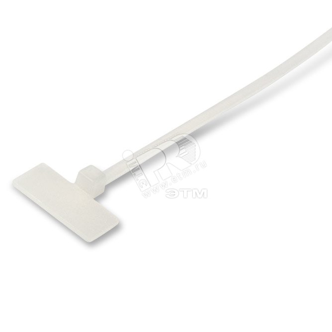 Стяжка нейлоновая неоткрывающаяся безгалогенная 110x2.5мм полиамид 6.6 (100шт)