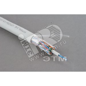 Витая пара неэкранированная U/UTP категория 5 одножильная 25 пар(4 пары (24 AWG)х6+1 пара (24 AWG)) внешний PE черный