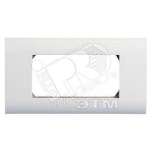 Панель лицевая 80х148мм для 4 модулей металлическая (45х22.5мм)