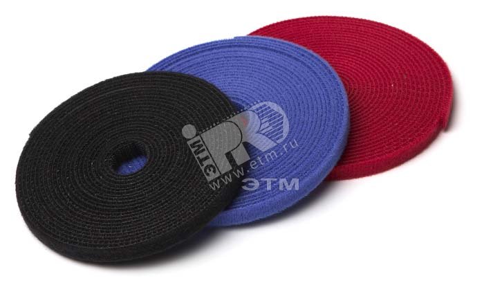 Рулон липучки ширина 9 мм. длина 5 м. черная