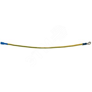 Кабель заземления кольцо-разъем(мама) 0.25м (без крепежа)