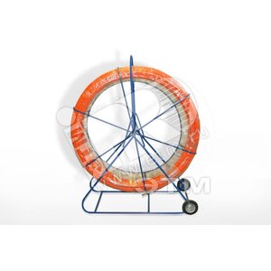 Устройство для затяжки кабеля УЗК в кабельной канализации диаметр прутка 11мм на тележке 150м