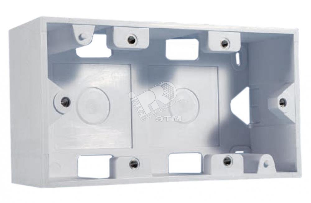 Коробка для настенного монтажа 80x148x45мм