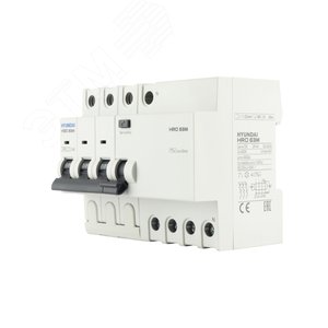 Дифференциальный автомат HRO63M 3NG4C0000C 00040G 3 полюса + нейтр., 40A ток, к.з. 6kA,30mA (STANDAR