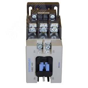 Магнитный контактор HGC40 11NS X220 40А 18.5 кВт при АС3 (380-440В) кат. 220В АC 1НО+1НЗ