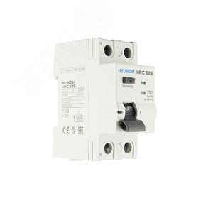 Устройство защитного отключения HRC63S 2PG4S0000C 00016F 2 полюса, 16A, 30mA (STANDARD)